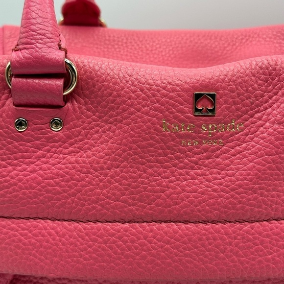 Kate Spade Pink Pebble Leather Boxy Handbag‎ - Picture 7 of 16
